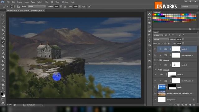 Photoshop matte painting lighting tutorial by ds works смотреть онлайн