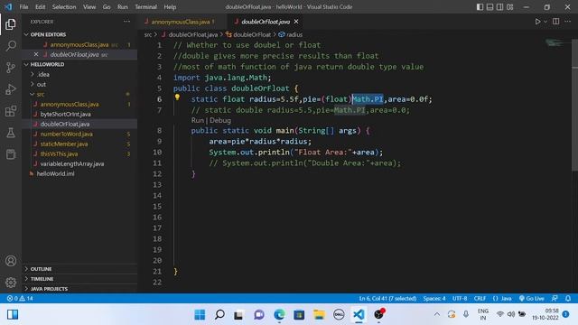 float vs double which one to use and when in java смотреть онлайн