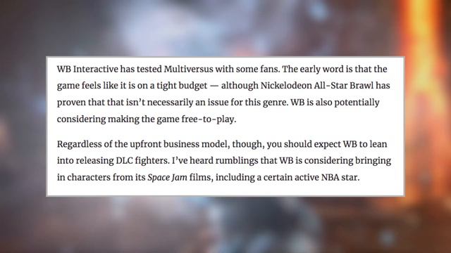 Multiversus - NEW Warner Bros. Fighting Game LEAKED?! смотреть онлайн
