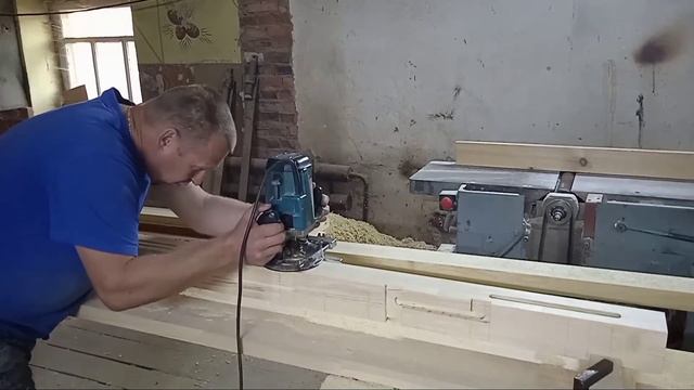 Изготовление столбов для лестницы. смотреть онлайн