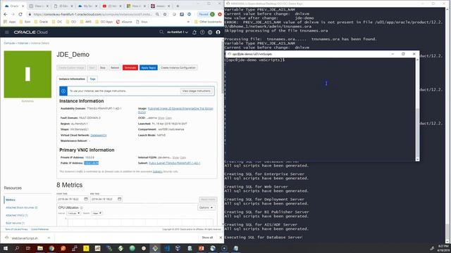JD Edwards Enterprise One Demo Image Install on Oracle Cloud смотреть онлайн