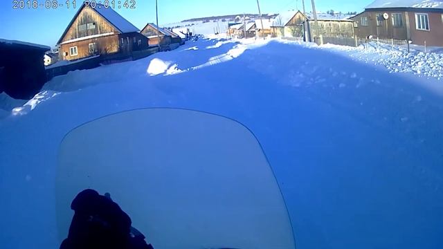 #3.Замеряем максимальную скорость.На снегоход буран 640. смотреть онлайн
