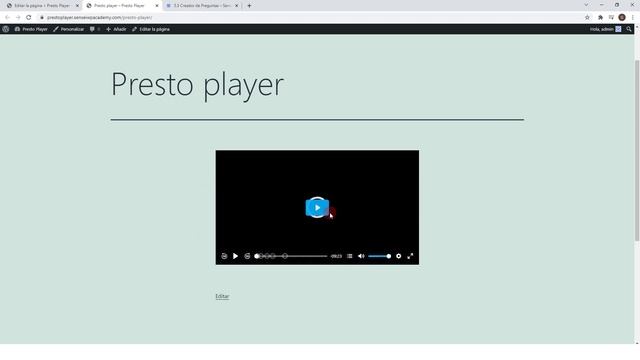 9. Personaliza tu reproductor de Video de WordPress con Presto Player смотреть онлайн