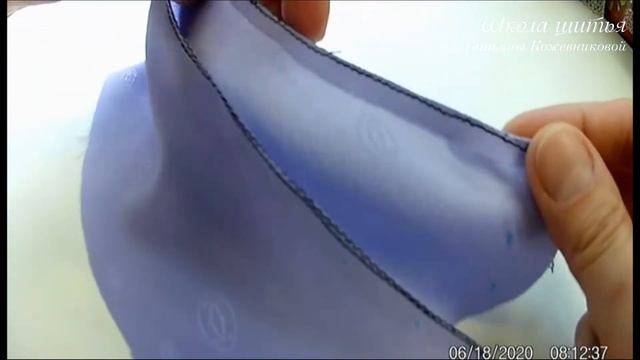 Московский шов. Обработка края изделий из тонких тканей. смотреть онлайн