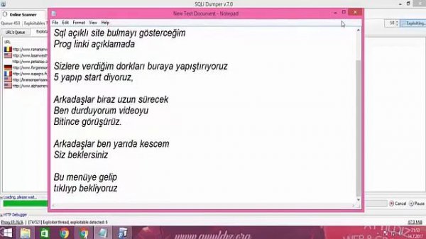 SQL Açıklı Site Bulmak //SQLi Dumper//