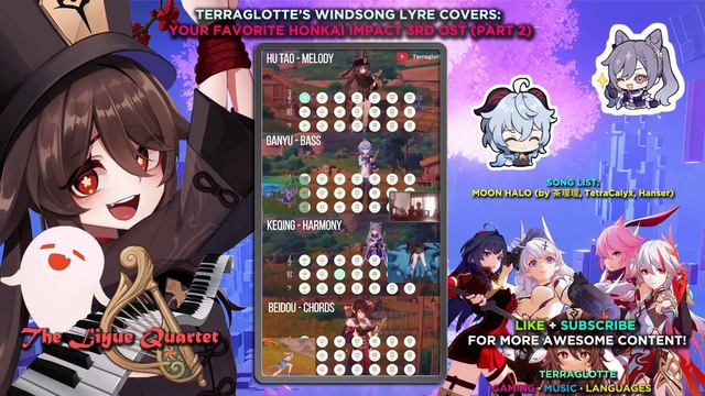 Windsong Lyre Covers: Moon Halo (Your Favorite Honkai Impact 3rd OST #2) смотреть онлайн
