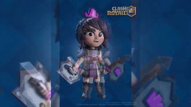 Princesa Oscura en clash royale -Nuevo concepto de carta..🤩 смотреть онлайн