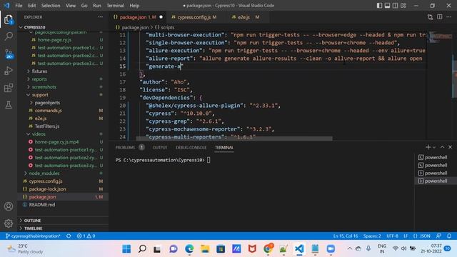 Cypress Reporting Allure Report смотреть онлайн