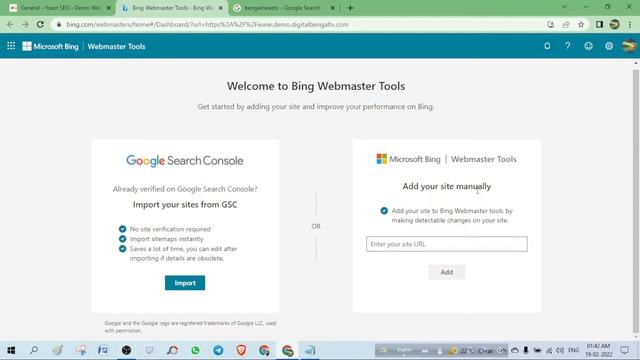 How to add WordPress Website in Bing Webmaster Tools Tutorial in Bengali смотреть онлайн