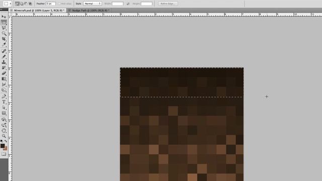 Create a Minecraft Block Icon in Photoshop | смотреть онлайн