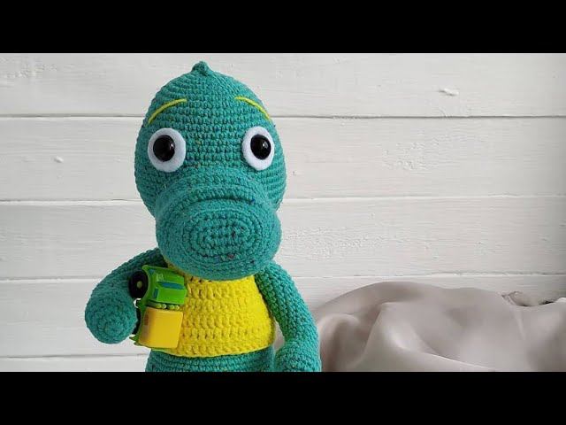 Обзор вязаного крючком крокодил амигуруми смотреть онлайн