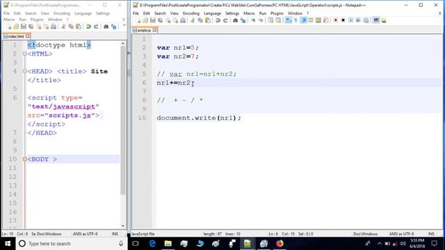 JavaScript Ro Lectia 9 Tutorial- Operatori смотреть онлайн