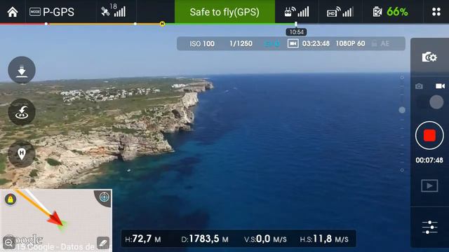 DJI Phantom 3 - Menorca - Cliffs I Telemetry смотреть онлайн