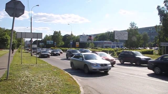 Выезд из Зеленограда на перекрестке у "Штыков" смотреть онлайн