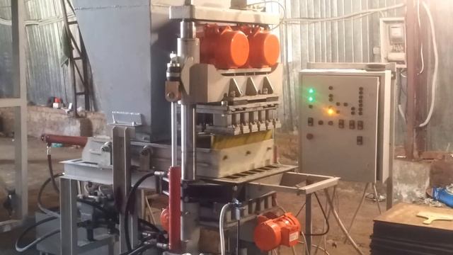 Оборудование для производства тротуарной плитки - работа вибропресса смотреть онлайн