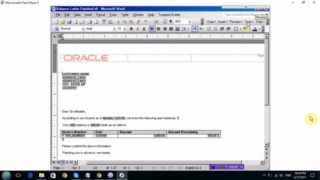Oracle XML Publisher work in MS Word смотреть онлайн