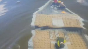 Затопление кораблей из Lego