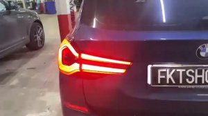 BMW X3 G01 2017 установка задний фонарей Рестайлинг