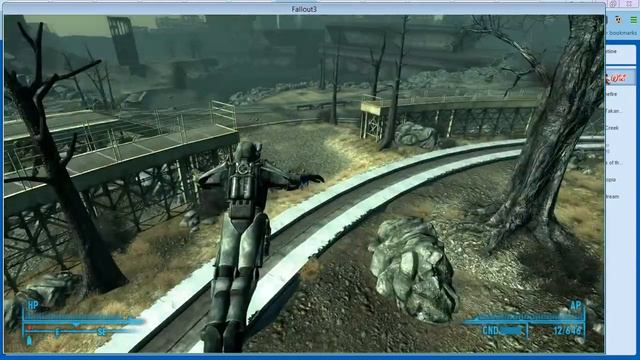 Fallout 3 Sky Swimming! смотреть онлайн