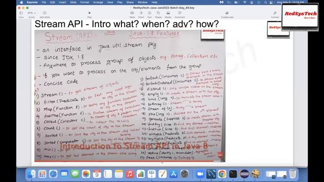 Core Java Basic Concepts | FREE Live Classes - Day - 49 | Java | Java Tutorial | JAVA | RedSysTech смотреть онлайн