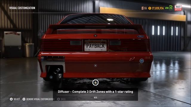 Need for Speed: Payback - Ford Foxbody customization смотреть онлайн