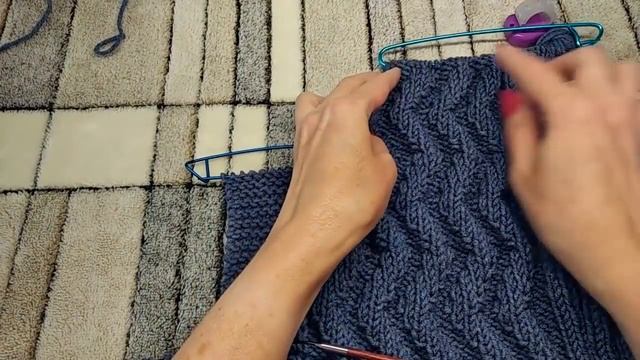 Мужской пуловер с застёжкой«Поло»спицами.МК. смотреть онлайн