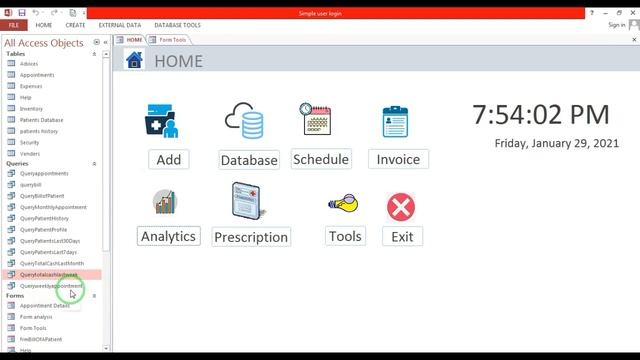 analytics form in access database смотреть онлайн