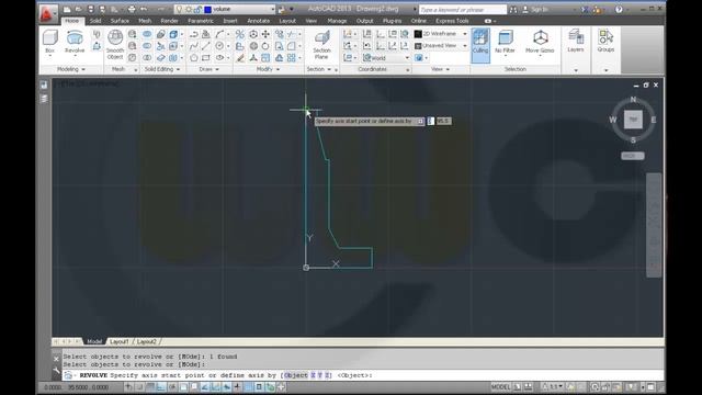 4.1 Antennenstock - Autocad 2013 Araining - Revolve - Polar array смотреть онлайн
