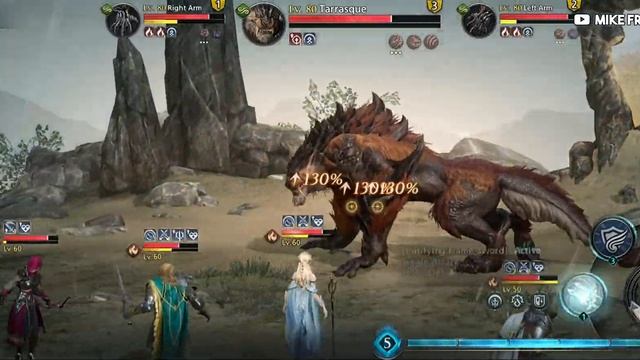 KING ARTHUR: Legends Rise Gameplay MAX LVL 80 BOSS Shrine Of Storms смотреть онлайн