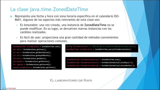 Manejo de fechas y horas en el lenguaje Java. Parte 12. смотреть онлайн