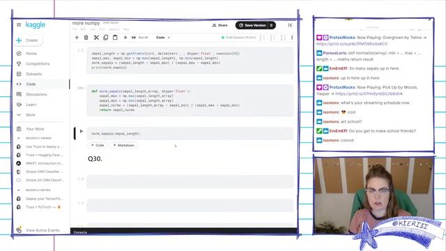 [TWITCH] 101 NumPy problems || #26-34 || 27 September 2022 смотреть онлайн