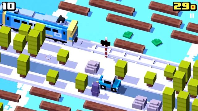 Crossy Road - endless arcade hopper gameplay - screenplay on iphone 6 plus смотреть онлайн