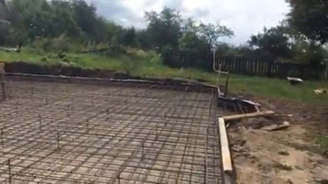 монтаж армокаркаса фундамента перед заливкой смотреть онлайн