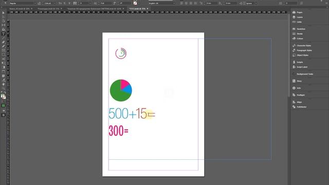 Шрифт Сhartwell — диаграммы в InDesign смотреть онлайн