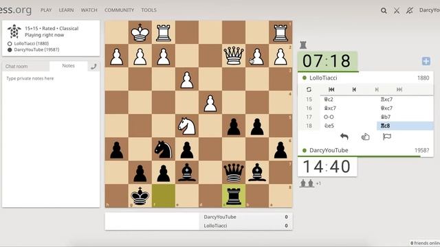 Classical chess on Lichess.org with USCF Expert commentary - Game 1 (Queen's Gambit Declined) смотреть онлайн