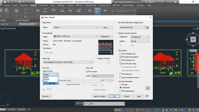 របៀប Plot ប្លង់ Autocad ទៅជា PDF смотреть онлайн