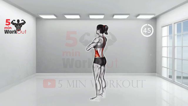 Lose Belly Fat 30 Min Easy STANDING Workout At Home To Reduce Hanging Belly Quickly By 5 Min Workou