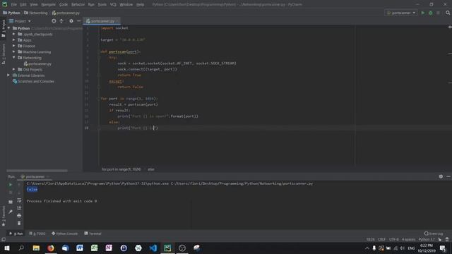 Network Programming with Python Course (build a port scanner, mailing client, chat room, DDOS) смотреть онлайн