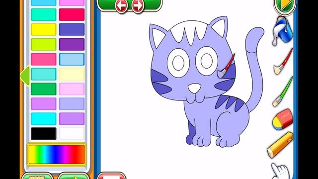 My Coloring Book - Gameplay Walkthrough Part7 - Cat Coloring смотреть онлайн