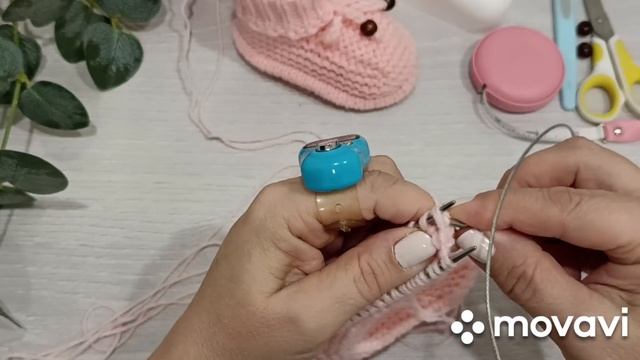 Детские пинетки спицами//Мастер класс смотреть онлайн