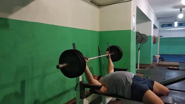 2019-09-10 Иван Каширин день 12 Жим 127,5х2 смотреть онлайн