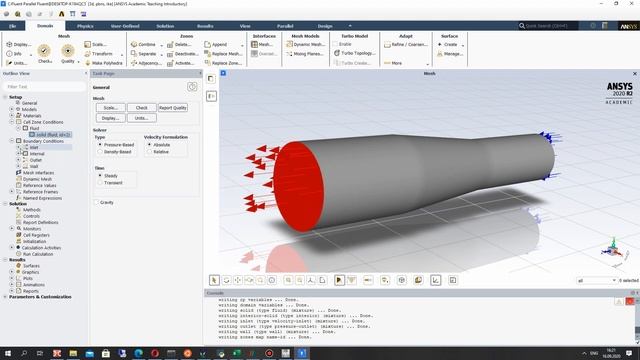 Ansys Fluent Tutorial for Begginers | Steady Simulation of Diffuser, Calculation of Pressure Losses смотреть онлайн