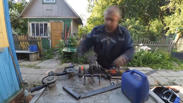Изготовление ручного культиватора-рыхлителя смотреть онлайн