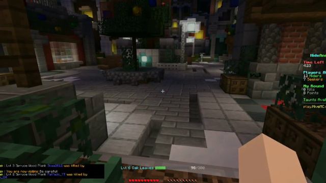 Как он меня не нашёл.прятки блоками майнкрафт minecraft смотреть онлайн