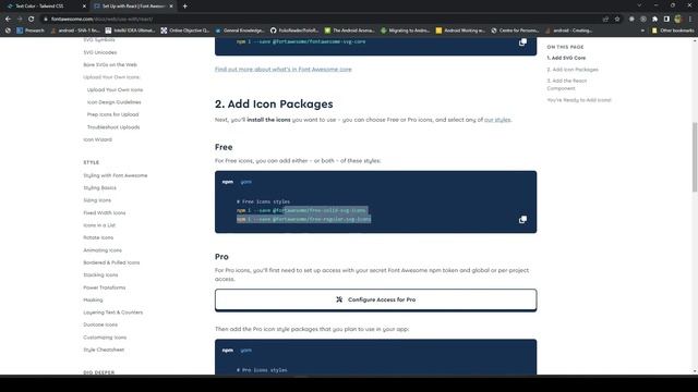 How to Configure Font Awesome icons with React JS: A Step-by-Step Guide (Easy setup) смотреть онлайн