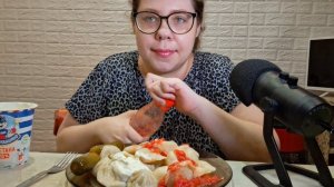 Мукбанг Вареники, Пельменики/Про дележку еды в нашей семье