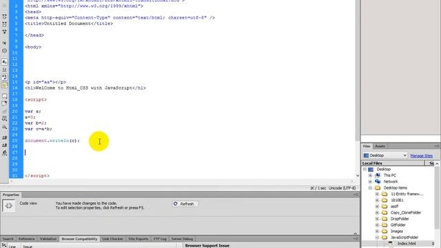 JavaScript Variable with If Statement смотреть онлайн