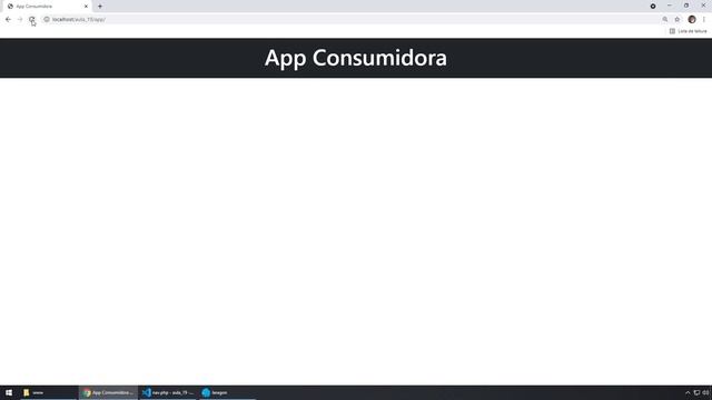 API PHP #019 PREPARAR APLICAÇÃO CONSUMIDORA COM BOOTSTRAP смотреть онлайн
