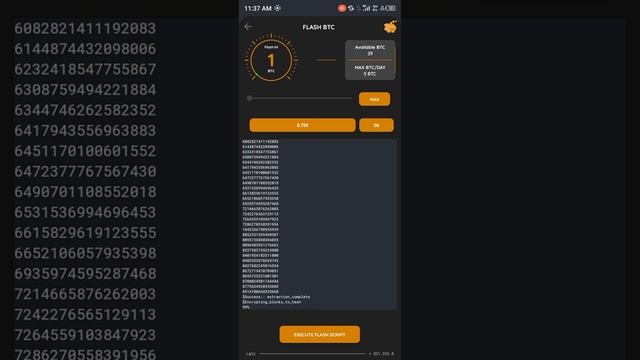 flash BTC software for Android смотреть онлайн