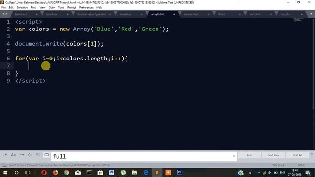 JavaScript Array смотреть онлайн